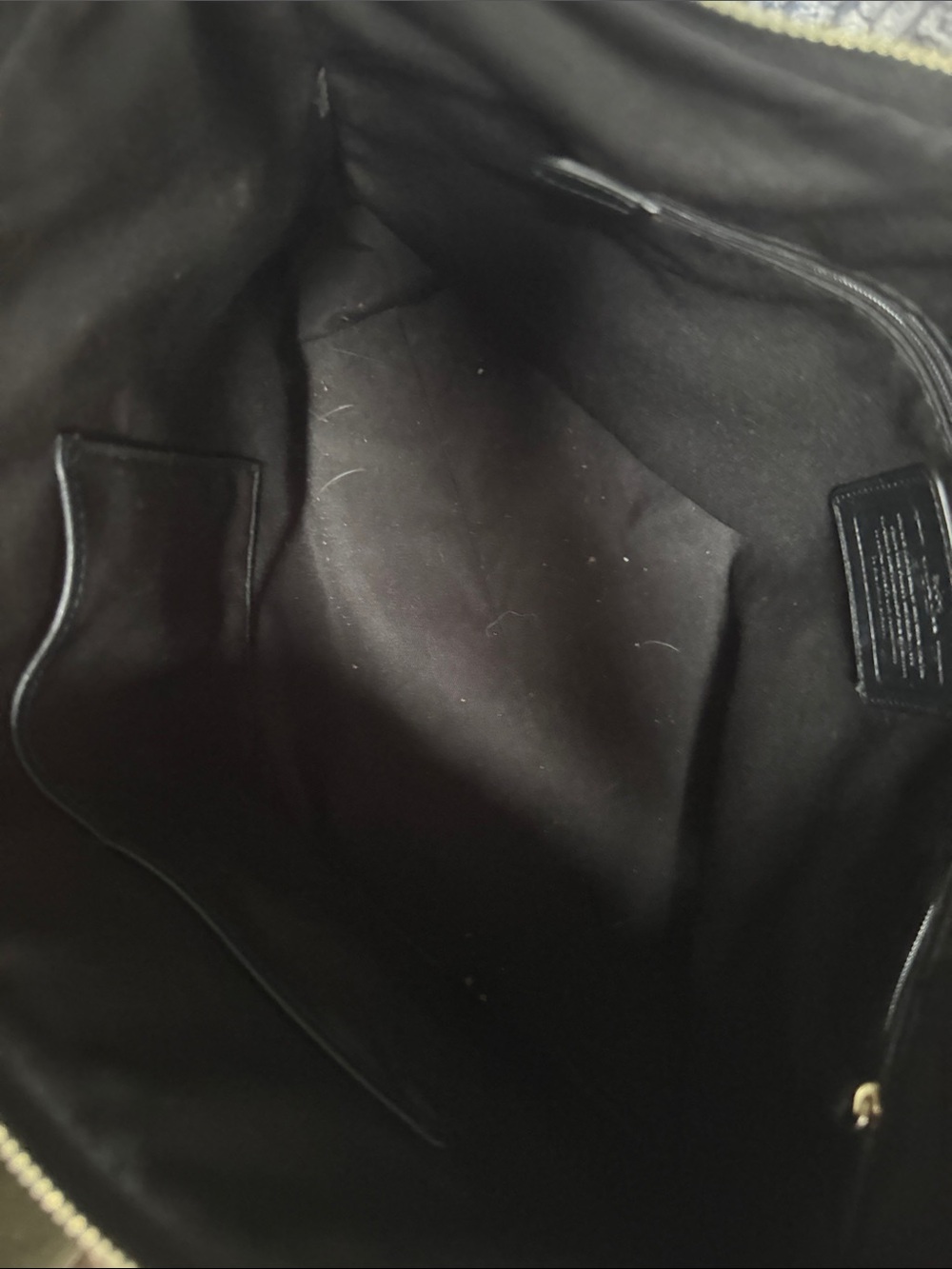 Coach Brown Signature Chain-Handle Tote - Picture 3 of 4